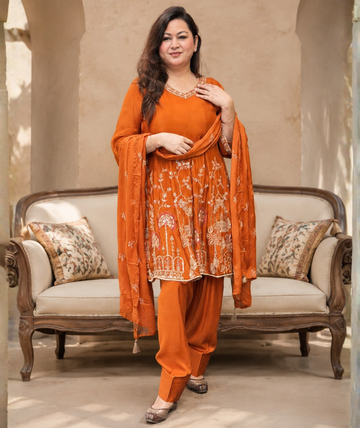 Embroidered Premium 3-Piece Pakistani Suit Set