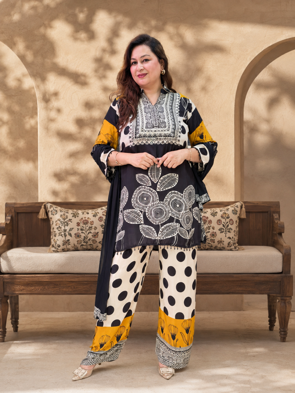 Nazakat Printed Co-ord Set