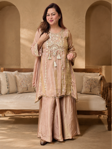 Meher Noor Embellished Sharara Set