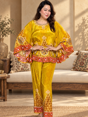 Printed Crepe Co-Ord Set